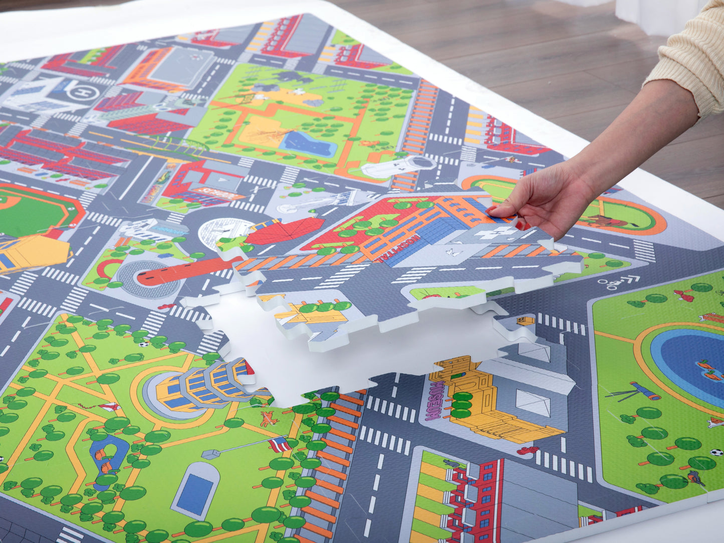 Baltimore Matropolis™ – City Play Mat for Kids (6ft x 4ft)